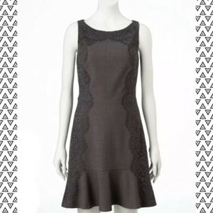 ELLE Lacy Fit n’ Flare Dress